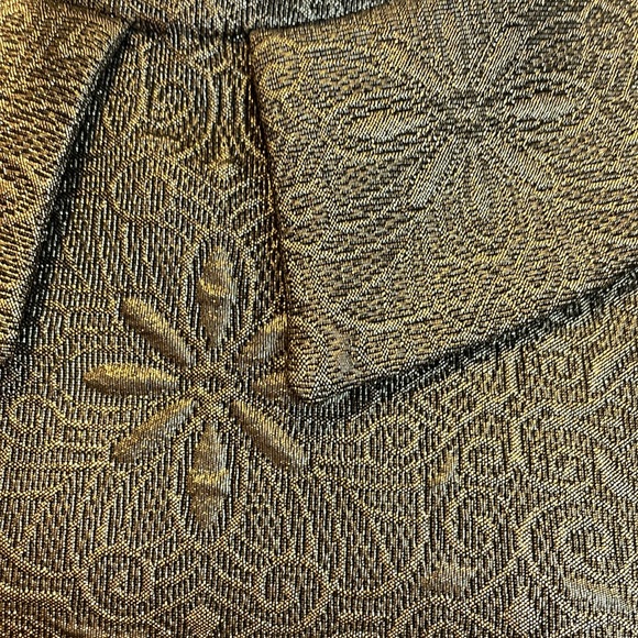 Rolando Gold Midi Dress - Picture 7 of 8